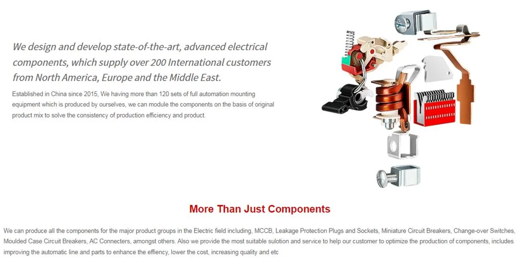 Wire Component for RCD with Wire and Terminals (XMRCDW4P-4) Electrical Circuit Breaker